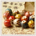 thumbnail image 4 of 50 Unidades De Sandía Surtido Esmalte De Cerámica De Gran Agujero Granos Europeos Fabricación De Joyas Accesorios Para DIY Collar 10m Baoblaze Perlas sueltas de cerámica de la porcelana, 4 of 8