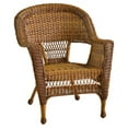 thumbnail image 2 of Jeco W00201 Espresso Wicker Chair, 2 of 4