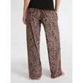 thumbnail image 4 of Joyspun Women's Velour Wide-Leg Sleep Pants, Size XS-3X, 4 of 7