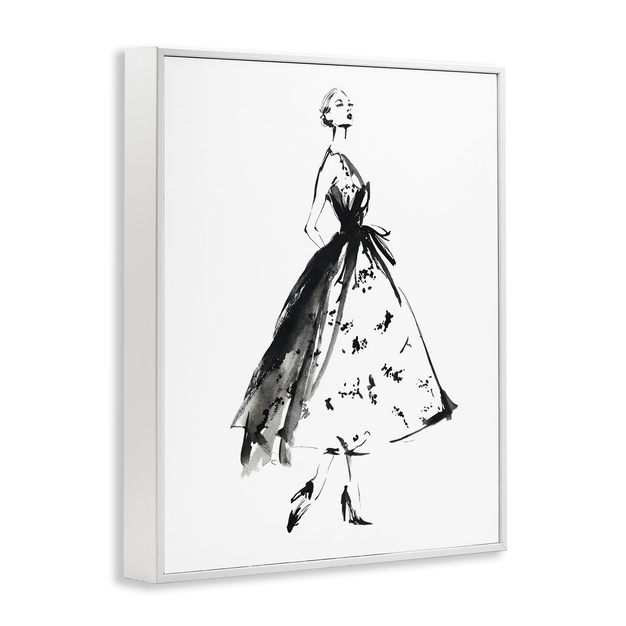 Stupell Industries Ethereal Couture Contour White Framed Giclee Art, design by Svetlana Aleynikova