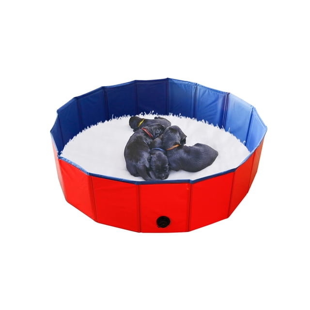 Corralero Artilife para perros con charca y caja de 80 x 20 cm
