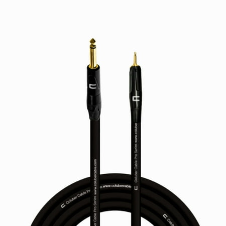 Coluber Cable 1/4" TS Male to 3.5 TS Male - Pro 3-Pin Microphone Connector