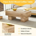 thumbnail image 6 of Dining Tables Modern Simple Light Wood Texture MDF Coffee Table - 43.3"x21.6"x17.2" Practical Model.Making it an ideal addition to any living room or apartment.W1151P224251,Coffee Tables, 6 of 25