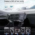 thumbnail image 4 of Soporte de Montaje de Cargador de Coche Inalámbrico de 15 W para Galaxy Z Fold5 S23 Ultra Auto Clamp Cargador Rápido para 15 Pro, 4 of 7