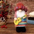 thumbnail image 1 of Puntoco Muñeco Enano Rudolf Muñeco Musical Modelo Guitarra Cuerpo Azul,Decoración Hogareña, 1 of 2