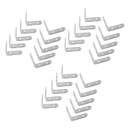 

30 x Stainless Steel Shelf Support Corner Brace Angle Bracket 50X50mm