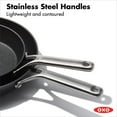 thumbnail image 3 of OXO 8" and 10" Nonstick Metal Frying Pan, Set of 2, 3 of 6