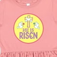 thumbnail image 4 of Inktastic He is Risen for Easter Girls Toddler Dress, 4 of 5