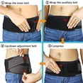 thumbnail image 3 of Vogacara Cinturón de cadera de neopreno para mujer, portátil, transpirable, reutilizable, lavable, correa doble, soporte de fijación de cintura Protección de la piel Vogacara CE014675-01, 3 of 6