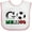 White and Pink, variant on Inktastic Go, Mexico- Soccer, Football Boys or Girls Baby Bib