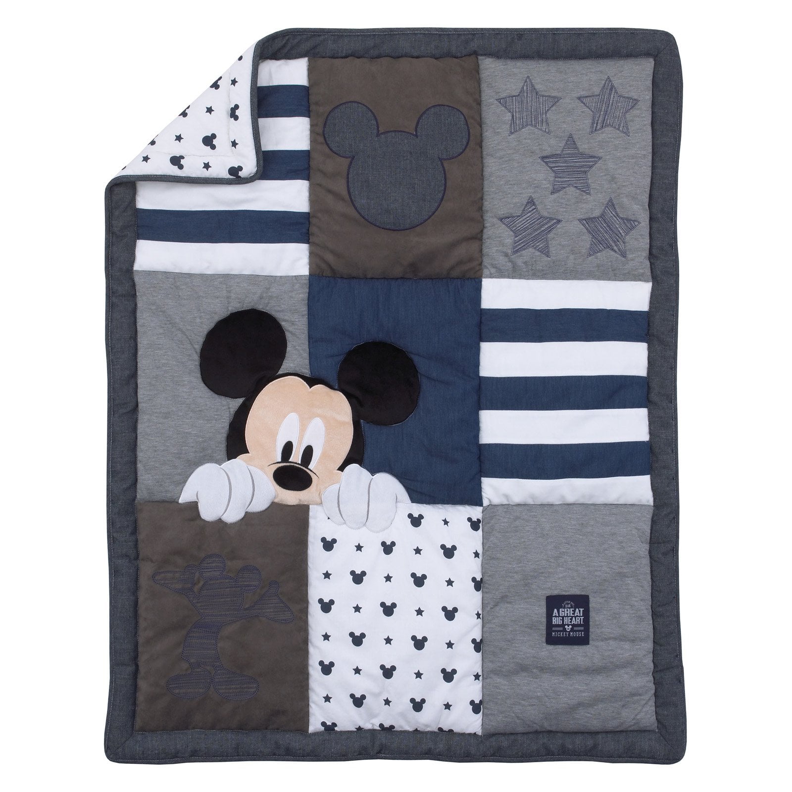 mickey mouse hello world bedding