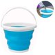 thumbnail image 2 of Collapsible Bucket With Handle, Portable Folding Buckets Compatible With Cleaning, Space Saving Water Container Compatible With Gardening, Camping, Fi, 2 of 4