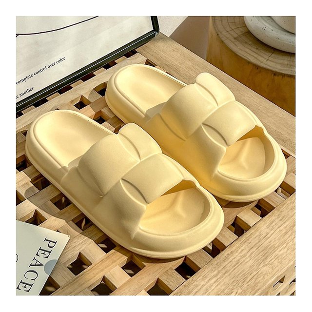 Zapatillas para el hogar, zapatillas de verano de suela gruesa, suaves y cómodas, para mujeres y hombres