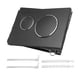 thumbnail image 3 of Placa de Descarga con Juego de Palanca de Descarga y de Montaje, para Repuestos de Placa de Actuador 20, Negro + Plata, 3 of 5