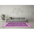 thumbnail image 3 of Ahgly Company Indoor Rectangle Abstract Purple Modern Area Rugs, 3' x 5', 3 of 4