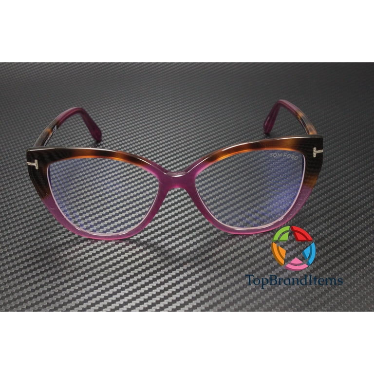 TOM FORD FT5673-B 081 Square Shiny Violet Demo Lens 54 mm  display picture 1