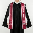 thumbnail image 2 of Personalized Your School Colors Graduation Stole, Grad Gift, Gift For Graduate, College Graduation Class of 2025, 2 of 4