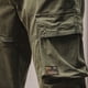 thumbnail image 3 of Pantalones largos para hombre, cintura elástica, transpirables, cómodos, suaves, informales, de playa, de poliéster, 3 of 8