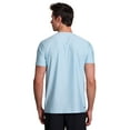 thumbnail image 3 of RBX Active Men's Tonal Stripe Closed Mesh Quick Drying Workout T-Shirt, 3 of 4