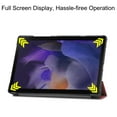 thumbnail image 4 of Dteck Smart Case for Galaxy Tab A8 10.5 Inch 2022,Slim Fit PU Leather Shockproof Trifold Stand Cover Hard Back Shell for Samsung Galaxy Tab A8 10.5" SM-X200 X205 X207,Winered, 4 of 8
