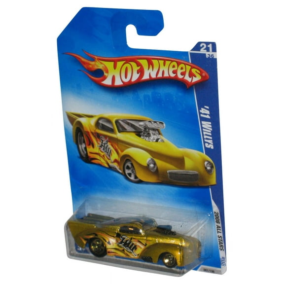 Hot Wheels 2008 All Stars '08 Gold '41 Willys Toy Car 061/196