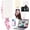 Pastel Pink, variant on 2026 New Arrival 60 LED Clip-on Selfie Light, Pure White, 2000mAh Rechargeable Fill Light, CRI 97+ 3 Modes with Tripod Adapter for Phone Laptop Makeup