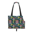 thumbnail image 2 of Xecao Cartoon Leaf Mushroom Red for Cat Carrier Small Dog Handbag: The Ideal Travel Companion for Your Pet, 2 of 8