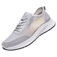 thumbnail image 2 of AUDeals Women's Orthopedic Bowling Shoes, Breathable Mesh Sneakers with Soft Soles for Walking and All Season Wear (Grey, 8.5), 2 of 8