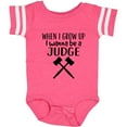 thumbnail image 3 of Inktastic Future Judge Gavel Job Boys or Girls Baby Bodysuit, 3 of 5