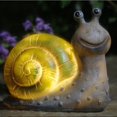thumbnail image 2 of 2pcs Resina Caracol Y Animal Luces Jardín Escultura Exterior Paisaje Césped Ornamento Cola Luces de animales de jardín al aire libre, 2 of 8