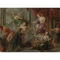 thumbnail image 2 of Theodoor Boeyermans 14x11 Black Ornate Wood Framed Double Matted Museum Art Print Titled: The Labor and Consistency (Between 1654 and 1677), 2 of 5