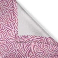 thumbnail image 5 of Ambesonne Pink Zebra Grommet Curtain, Curvy Lines Funky, 50" x 72", Fuchsia Pink White, 5 of 6