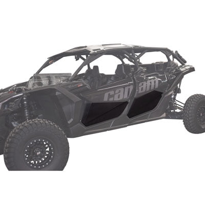 Tusk Plastic Lower Door Inserts Black - Fits: CAN-AM Maverick X3 Max DS Turbo R 2020-2021