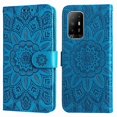 thumbnail image 4 of Funda tipo cartera GANGXUN para OPPO A95 5G , diseño girasol, cuero PU, soporte, cierre magnético, tarjetero, 4 of 5