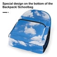 thumbnail image 6 of Blue Sky White Cloud Scenery Natural Backpack Fashion Durable Business Daypack for Men Women Laptop Canvas Bags, 6 of 6