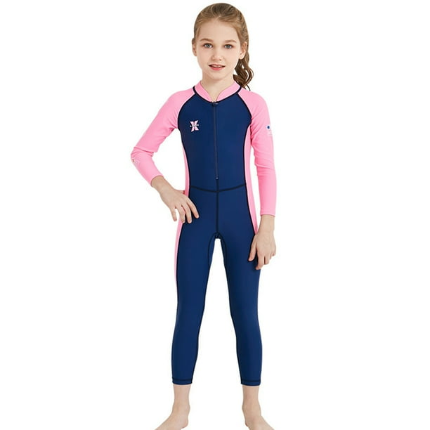 Traje de buceo para niños Traje de baño de surf de una pieza de manga larga Accesorios para exteriores