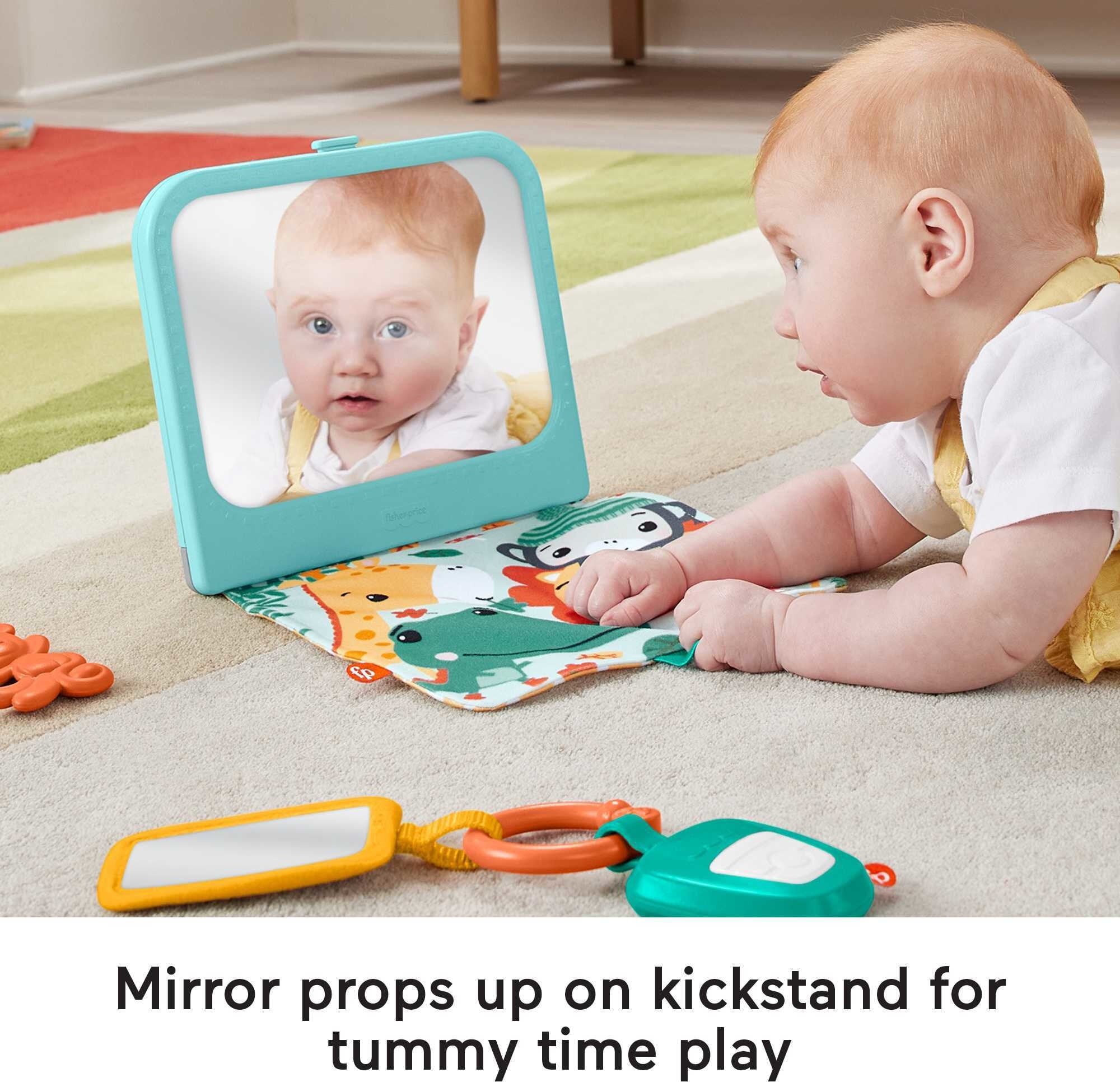 Fisher price tummy time mirror hotsell