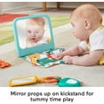 thumbnail image 4 of Fisher-Price Look & Listen BPA-free Rattle with Mirror & Teether Gift Set of Sensory Toys for Newborns, 4 of 6