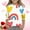 Yellow, variant on OGLCCG Girls Heart Printed 3/4 Sleeve Tops Loose Crewneck Tunic Pullover Tops Dressy Casual Cute Lightweight Valentines Shirts for Teens 3-12 Years
