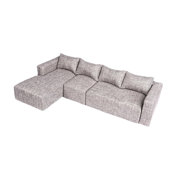 bedienty Realistic Mini Convertible Sectional Sofa Bed Room Accent For Miniature Spaces 1/6 Shaped Sofa Mini Bench Chair Lounge