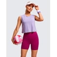 thumbnail image 3 of Shorts CRZ YOGA Butterluxe Biker tiro alto 5" con bolsillos L, 3 of 5