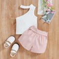 thumbnail image 5 of Gerichy Girls Summer Outfits, Children Wear Girl Gradient Bell Bottoms Denim Jeans High Waist Splicing Buttons Pants For Girl, 5 of 8