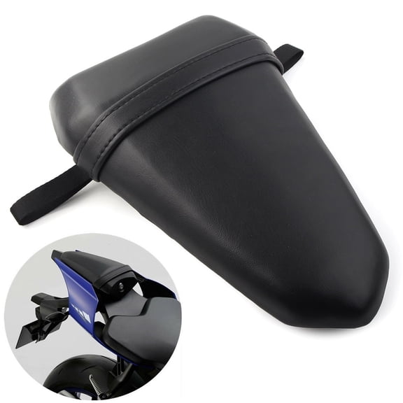 ZS Rear Pillion Passenger Tandem Seat Black for Yamaha YZFR1 15-19 YZF R6 2017-2019