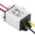 thumbnail image 4 of DROK Convertidor micro el&eacute;ctrico DC Buck Volt DC-DC 6.3-22V 12V a 5V 3A 15W M&oacute;dulo de fuente de alimentaci&oacute;n de veh&iacute;culo de coche, transformador DROK NA, 4 of 7