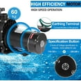 thumbnail image 5 of 1.5HP 1Speed IN GROUND Swimming POOL PUMP MOTOR Strainer Above Inground 115/230V, 5 of 10