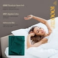 thumbnail image 4 of SGI Bedding 1000 TC Egyptian Cotton Bed Sheet Set - Twin Size Sheets 1000 Count Sheets for Twin Size Bed - Soft, Durable Sheets Cotton Sheets in 1000 TC 18" Deep Teal, 4 of 7