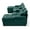 Green, variant on 130" U-Shaped Sofa with Console, Cupholders, 6-Seat Upholstered Primary Living Space Furniture,Sleeper Couch Set with Chaise for Living Room,Apartment (Gray)