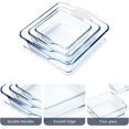 thumbnail image 3 of Square Borosilicate Glass Baking Dish With Handle, 0.8L/1.5L, Multi-Specification Collocation, 3 of 8