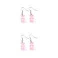 thumbnail image 4 of Sonducket Gancho para la oreja Pendiente colgante Colgante Pendientes colgantes para suministro Rosa Rosado 2Conjunto, 4 of 6