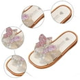 thumbnail image 5 of Hessimy Soft Cloud Slides for Kids Open Toe Shower Slippers Comfy Lightweight Sandals Toddler Boys Girls Children Bathroom Pool Summer Beach Non-Slip Shoes chinese slippers(White,10.5), 5 of 5
